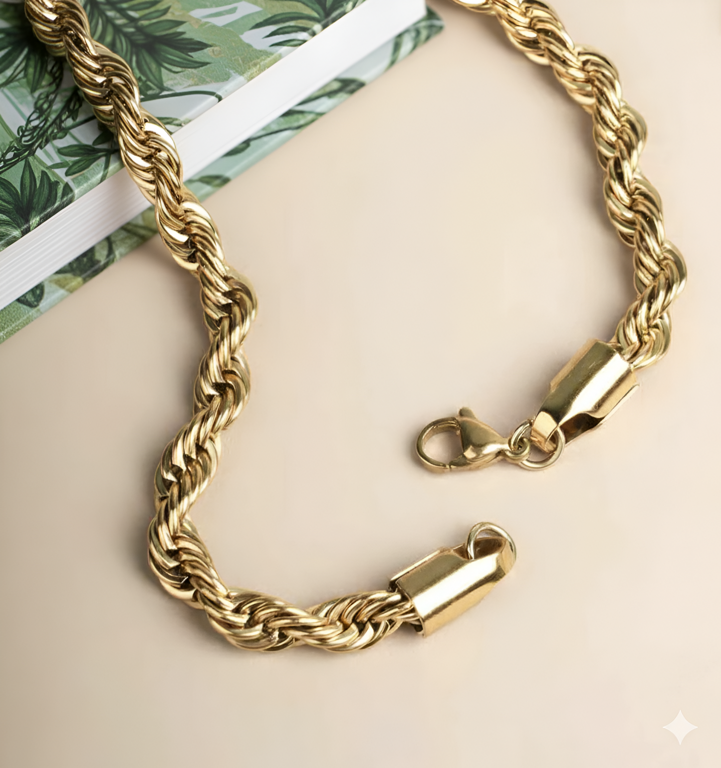 Men’s Stylish Gold Plated Rope Chain Trendy Fashion Jewellery for Daily & Party Wear